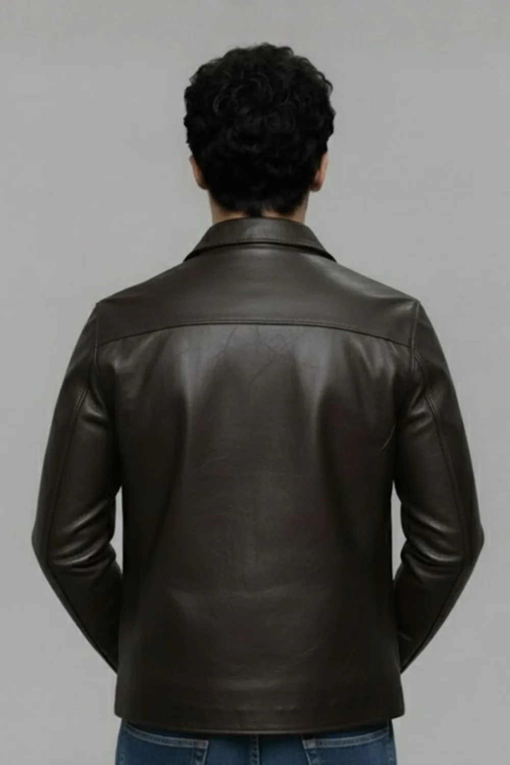 Hazel Miler Brown Textured Jacket - Image 2