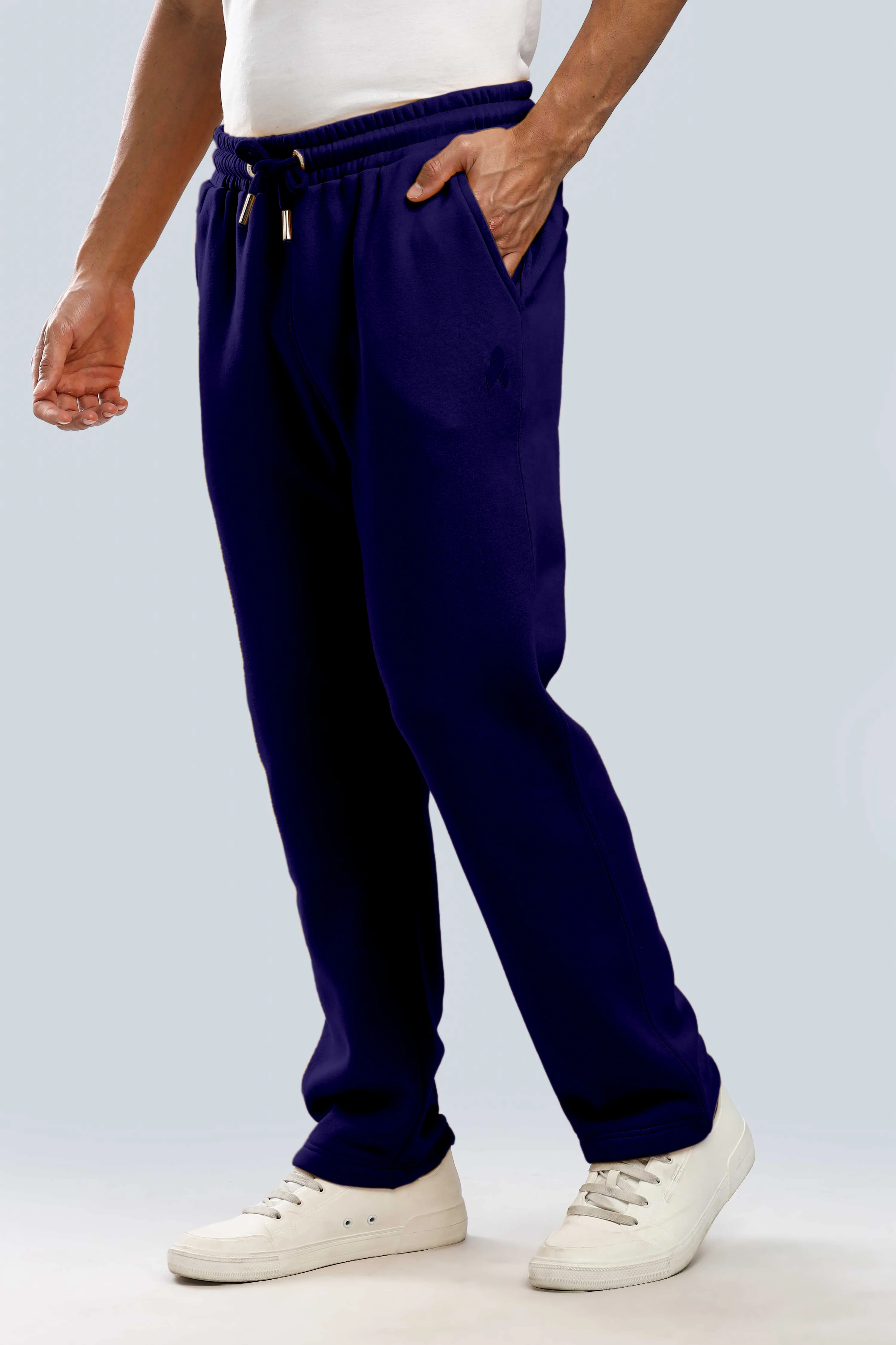 Navy Heavy Weight Straight Fit Jogger - Image 10