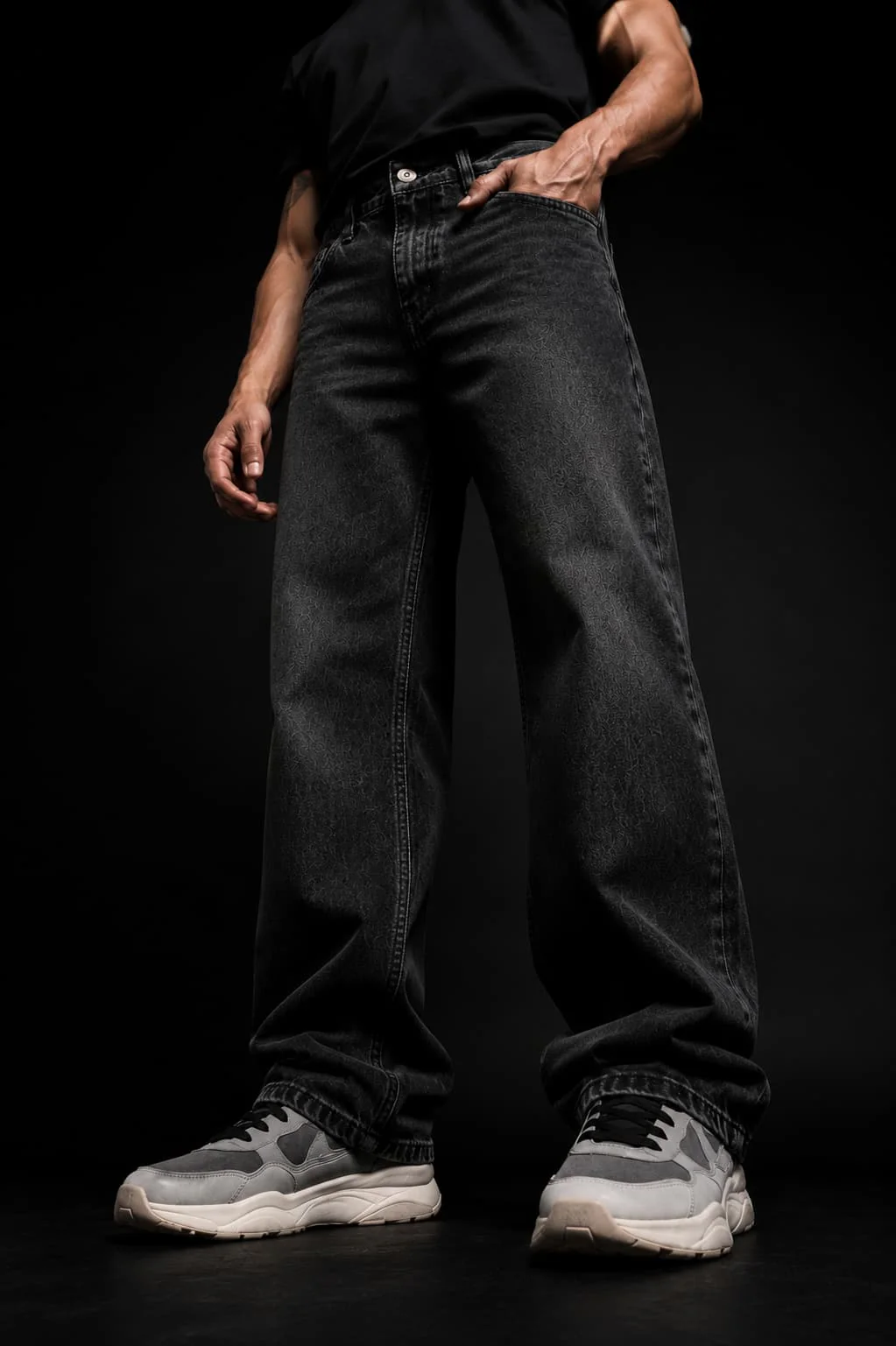 Phantom Black Washed Denim - Image 4